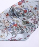 Flowers Printed silk Chiffon top